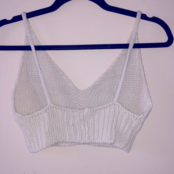 Crochet knit crop tank - Picture 3 of 3